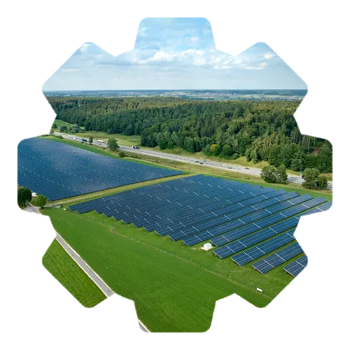 parc de panneaux solaires